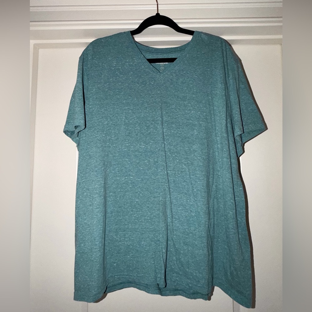 Goodfellow & Co Teal V-Neck Short Sleeve Tee